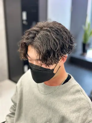 ミディアム 大塚 大飛のヘアスタイル