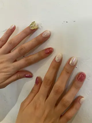 ネイル 【韓国ヘア・ネイル】 HINATA🍒のネイルデザイン