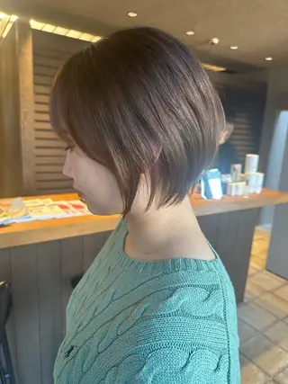 ショート カラー 似合わせ松本 容政のヘアスタイル