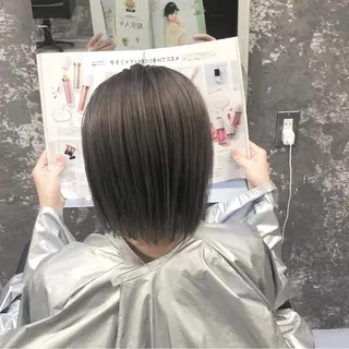 ショート カラー アンドウ ユウ/ レイヤーカット/韓国のヘアスタイル