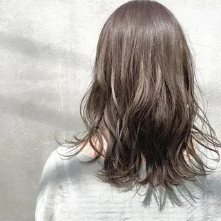 ミディアム カラー ヘアアレンジ 【ダメージレス施術】 【透明感】北村 拓也のヘアスタイル