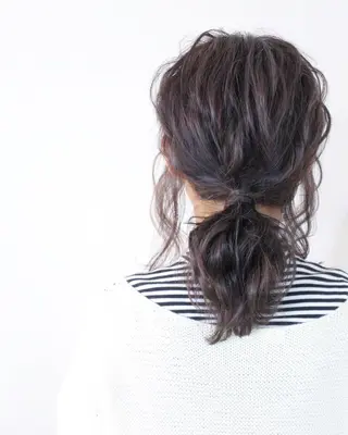 ミディアム カラー ヘアアレンジ Mariana/ 鶴原-ハイライトのヘアスタイル