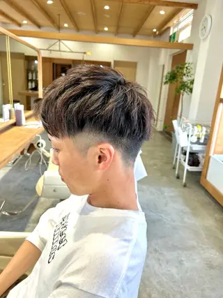 ショート メンズ fulam所属・佐藤悠生/郡山 メンズパーマ.カットのヘアスタイル