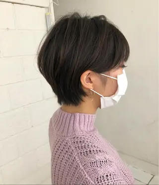 ショート NeF所属・miku🌿‬ メンズバレイヤージュのヘアスタイル