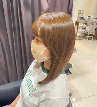 ミディアム mana/メンズ/ ヘアセット/ブリーチのヘアスタイル