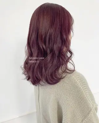 セミロング カラー Parve  Mix /板野妃莉のヘアスタイル