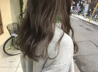 ロング カラー 酸性縮毛矯正🧴韓国 レイヤー/髪質改善のヘアスタイル