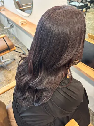 セミロング カラー モエカ -YUCCA-のヘアスタイル