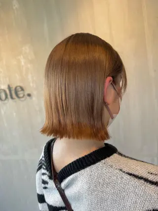 ミディアム カラー 透明感カラー 天羅のヘアスタイル