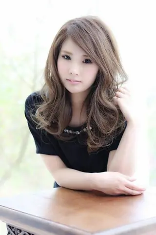 セミロング カラー 🫧美髪矯正/ 髪質改善/藤平健太のヘアスタイル