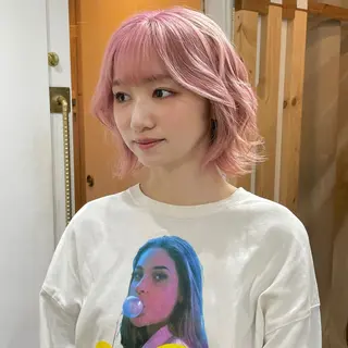 ショート カラー Je suis heureuse Tres所属・💍ダメージ最小限 ブリーチ/ちさと💍のヘアスタイル