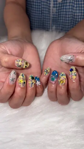 ネイル 👽個性派ネイル🎀 komachiのマツエク・マツパデザイン