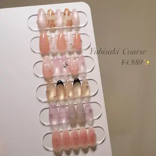 ネイル ﾜﾝﾎﾝ/長さだし ❤︎ruuのネイルデザイン