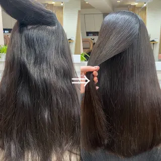 ロング パーマ 韓国風パーマ/ヘア セット/店長みづきのヘアスタイル