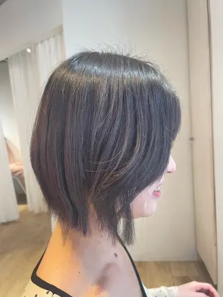 ミディアム ふくだももこ🍑 似合わせカットのヘアスタイル