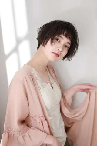 ショート カラー パーマ ヘアアレンジ 可愛いを作る神 ナオヒロのヘアスタイル