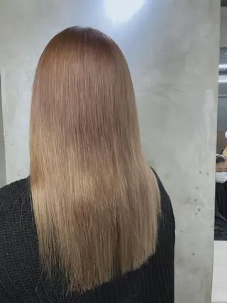 ロング カラー 韓国風レイヤーカット 💕髪質改善💫拓海のヘアスタイル