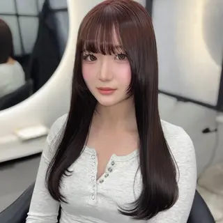 ロング カラー Ren. 🦋デザインカラーのヘアスタイル