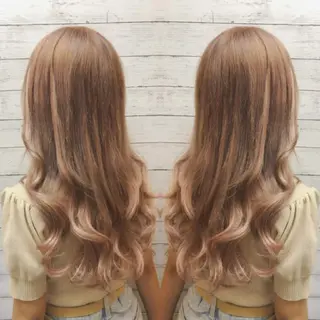 ミディアム カラー 韓国ヘア🤍髪質改善 🇰🇷AKANEのヘアスタイル