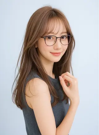 ロング カラー Gain池下 レディースのヘアスタイル