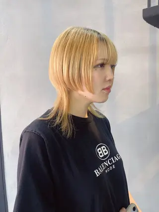 ミディアム 柏 ウルフ/レイヤー 田中佐和🐺のヘアスタイル