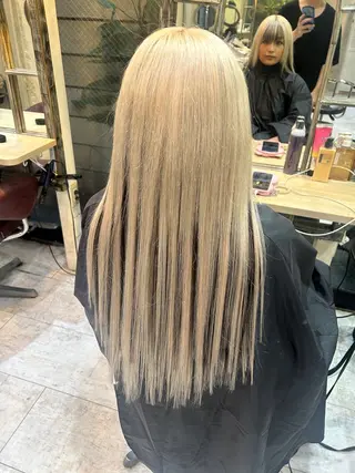 ロング カラー 6Dエクステ 鳥谷ミナトのヘアスタイル