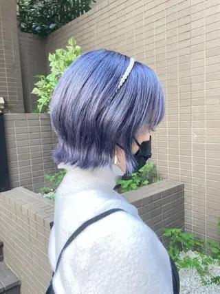 ショート カラー ヘアアレンジ 🧶ブリーチカラー TERU🧶のヘアスタイル
