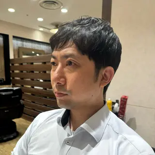 ミディアム メンズ YOSHIZAWA Inc. PREMIUM 築地所属・💈Hisa ／ 理容師💈のヘアスタイル
