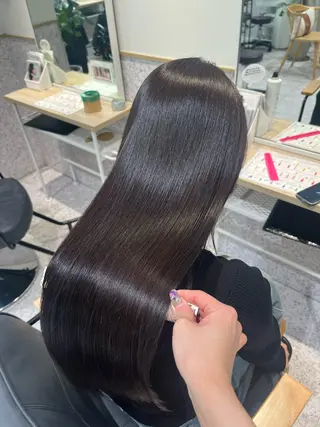 ロング カラー 髪質改善&艶カラー/ ほんだあみ (♡)のヘアスタイル