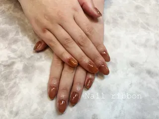 ネイル ネイルリボン 笠井のネイルデザイン