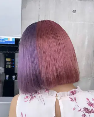 ミディアム カラー パーマ ヘアアレンジ メンズ キッズ レイヤーの魔術師 𓍼takumi𓍼のヘアスタイル