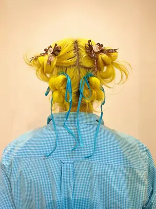 ヘアアレンジ Mimosa ︎✿HINATA︎✿のヘアスタイル