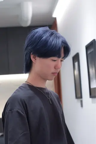 カラー メンズ AMBERGLEAM Hair&Cloth Yoga所属・Ryo☘縮毛矯正/ メンズ/ブリーチ/のヘアスタイル