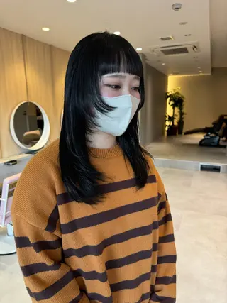 セミロング カラー ✂️似合わせの魔術師 石田一樹✂️のヘアスタイル