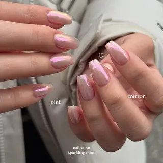 ネイル sparkling mint【スパークリングミント】所属・natsuki 🎀💎モデル様募集のネイルデザイン