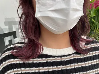 ミディアム カラー Amour なぐらのヘアスタイル