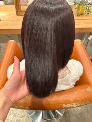 カラー 髪質改善カラー ブラウン🤎YUMEのヘアスタイル