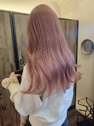 ロング しもかわ かほのヘアスタイル