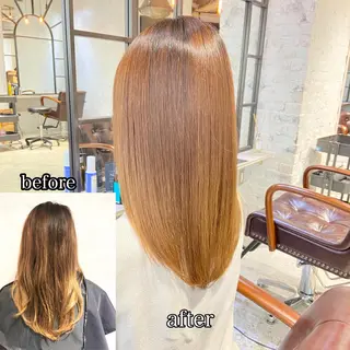 ミディアム SALOWIN 表参道所属・シンカ 表参道のヘアスタイル