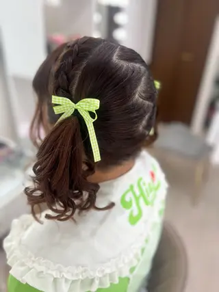 セミロング ヘアセット/金山 佐野 妃都美のヘアスタイル