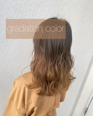 ロング カラー 後藤紗英/髪質改善 /オリーブベージュのヘアスタイル