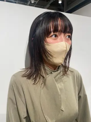 ミディアム やまもと さえのヘアスタイル