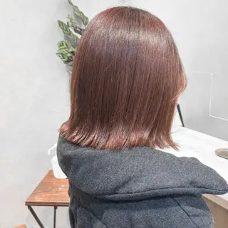 ショート カラー CANAAN銀座所属・艶透明感カラー/ ルーズパーマ/田中のヘアスタイル