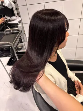ロング カラー 表参道♡暗髪^ྀི 艶カラー♡アユミのヘアスタイル