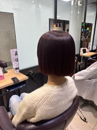 ショート カラー 髪質改善韓国レイヤー /カラー/miyuのヘアスタイル