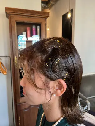 ヘアアレンジ 藤井 美歩/赤髪のヘアスタイル