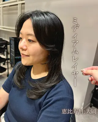 セミロング Dxxxx III所属・女性目線の大人 メンズ*Ayakaのヘアスタイル