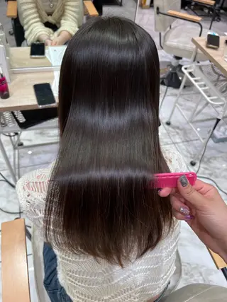 ミディアム 酸性ストレート人気 No,1/カスミ🩰のヘアスタイル