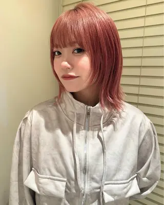 ミディアム カラー 🪐レイヤー/美髪 カラー/加野彩果🪐のヘアスタイル