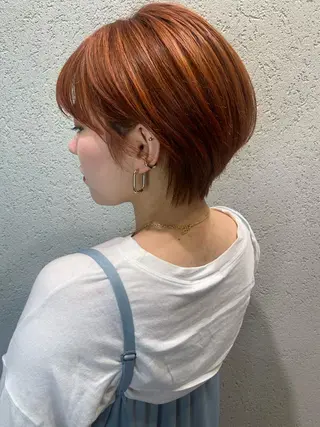 カラー 水田 希のヘアスタイル
